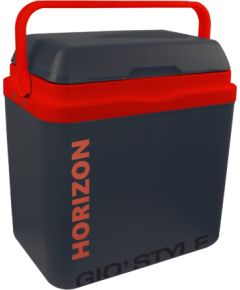 Gio`style Aukstuma kaste elektriskā 12/230V Horizon L 26L tumši pelēka/sarkana