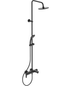 Ideal Standard dušas sistēma ar vannas termostatu Ceratherm T25, matēta melna