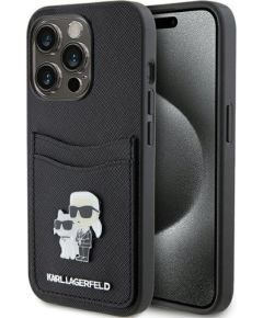 Karl Lagerfeld KLHCP15LSAPKCNPK Aizmugurējais Apvalks Priekš Apple iPhone 15 Pro