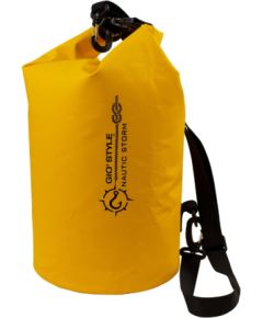 Gio`style Ūdensnecaurlaidīga termiskā soma Dry Bag Nautic Storm M 10L, Ø20x45cm, dzeltena