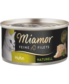 MIAMOR Feine Filets Naturell Chicken - wet cat food - 80g