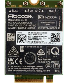 HP Intel XMM 7560 R+ LTE Advanced PRO m.2 4G WWAN Cat 16 Mobile Broadband Cellular Modem (EliteBook 840 G10, x360 830 G10, ProBook 640 G10, 450 G10, ZBook 16 G10) / 7P993AA