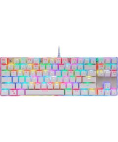 Mechanical gaming keyboard Motospeed K87S RGB (white)