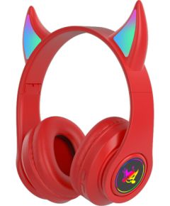 Беспроводные наушники Goodbuy Devil для детей | bluetooth 5.0 | красный