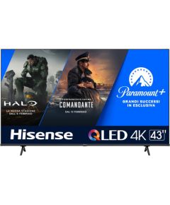 Hisense 43E7KQ TV 109.2 cm (43") 4K Ultra HD Smart TV Wi-Fi Black 250 cd/m²