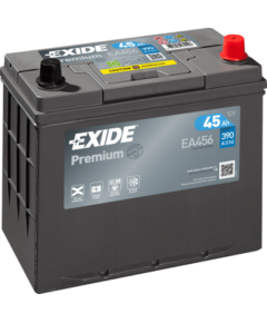 Akumulators EXIDE 45Ah 390A EA456 237x136x227-+