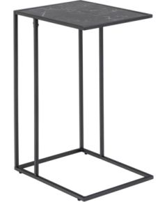 Portatīvā datora galds INFINITY, 43x35xH63cm, melns marmors