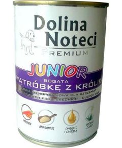 Dolina Noteci Premium Junior Bogata w Wątróbkę z Królika 400g