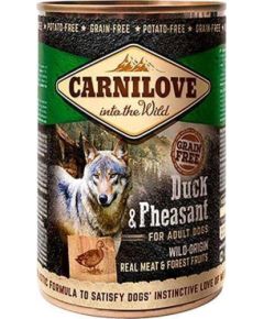 Carnilove Dog Wild Meat Duck & Pheasant Adult - kaczka i bażant puszka 400g