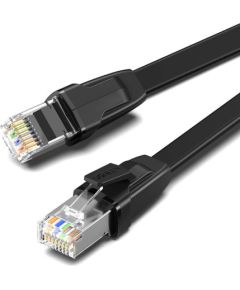 UGREEN NW134 Cat 8 U|FTP Flat Ethernet RJ45 Cable Pure Copper 2m (black)