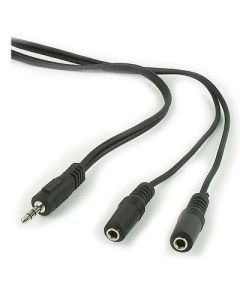 CABLE AUDIO SPLITTER 3.5MM/5M BLACK CCA-415 GEMBIRD