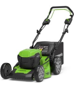 Akumulatora zāles pļāvēja pašgājējs Greenworks GD24X2LM46SP4K44x; 2x24 V; 4x4,0 Ah akum.