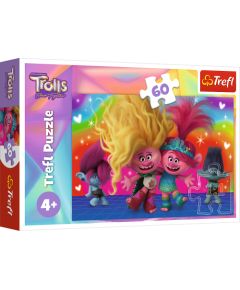 TREFL TROLLS Puzle Troļļi 3, 60 gab.