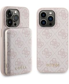 Guess GUBPM5P14L4GEMGP Aizmugurējais Apvalks + Ārējais Akumulators priekš Apple iPhone 14 Pro Max