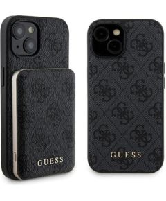 Guess GUBPM5P15S4GEMGK Aizmugurējais Apvalks +  Ārējais Akumulators priekš Apple iPhone 15
