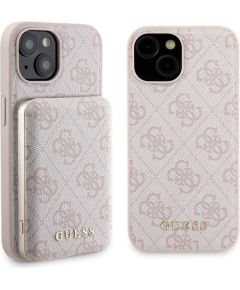 Guess GUBPM5P15S4GEMGP Aizmugurējais Apvalks + Ārējais Akumulators priekš Apple iPhone 15