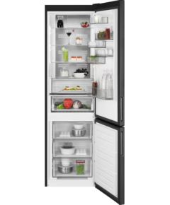 AEG ORC8M361EL NoFrost ledusskapis 201cm Melns