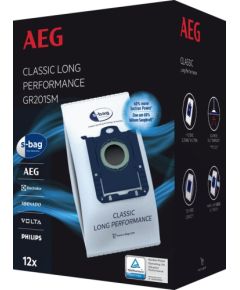 Auduma putekļu maisiņš AEG 42075OS; S-Bag Ori. 2.0 GR201M; 12 gab.