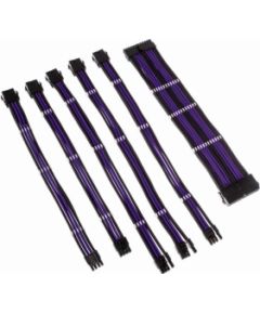 PSU Kabeļu Pagarinātāji Kolink Core 6 Cables Black / Titan Purple