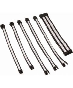 PSU Kabeļu Pagarinātāji Kolink Core 6 Cables Black / White