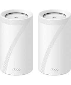 Wireless Router TP-LINK Wireless Router 19000 Mbps Mesh Wi-Fi 7 2x2.5GbE 1x10GbE 1xSPF+ DHCP DECOBE85(2-PACK)