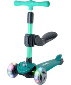 Story Mini Friends Deluxe 3IN1 bērnu skrejritenis Green