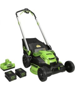 Akumulatora zāles pļāvēja pašgājējs Greenworks GD60LM61K4X; 60 V; 2x4,0 Ah akum.