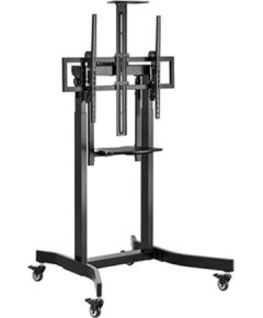GEMBIRD Motorized height adjustable TV floor stand with caster wheels 55-100inch
