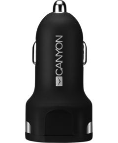 CANYON car charger C-04 2.4A/2USB-A Black