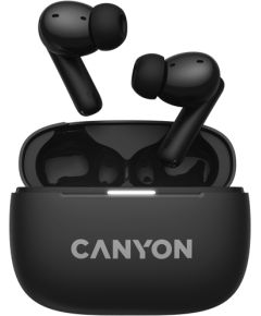CANYON OnGo TWS-10 ANC+ENC, Bluetooth Headset, microphone, BT v5.3 BT8922F, Frequence Response:20Hz-20kHz, battery Earbud 40mAh*2+Charging case 500mAH, type-C cable length 24cm,size 63.97*47.47*26.5mm 42.5g, Black