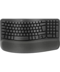 LOGITECH Wave Bluetooth ergonomic keyboard - GRAPHITE - NORDIC