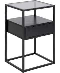 Naktsskapitis RANDOLF 40x35xH60cm, melns