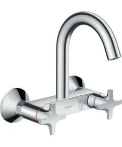 Hansgrohe virtuves izlietnes maisītājs Logis Classic, no sienas, hroms
