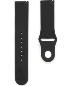 Connect   22mm Silicone Loop (130mm M/L) Black