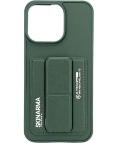 iLike iPhone 15 Pro Max LEATHER HIDDEN POCKET STAND COVER Apple Green