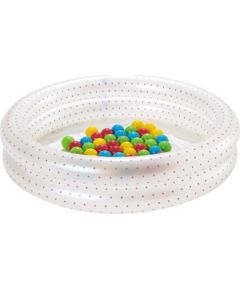 Rozā baseins 91x20cm + BESTWAY bumbas
