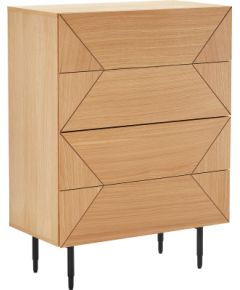 Комод NATE 75x40xH102см, дуб