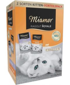(Ir Veikalā) MIAMOR Ragout Royale Kitten mix w galaretce 12x100g