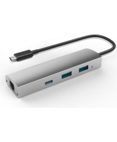 Extradigital Адаптер USB 3.1  2 порта USB 3.0 + 1порта USB 3.1 c Gigabit Ethernet