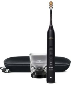 Philips HX9911/17 Sonicare zobu birste DiamondClean 9000 ar īpašu lietotni, melna