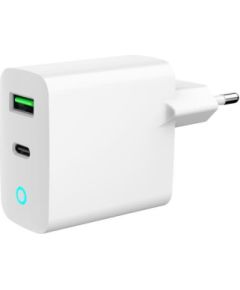 CHARGER USB 20W 2PORT/TA-UC-PDQC20L-W-01 GEMBIRD