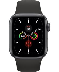 Apple Watch Series 5 40mm Aluminium GPS - Space Gray (Atjaunināts, stāvoklis Ļoti labi)