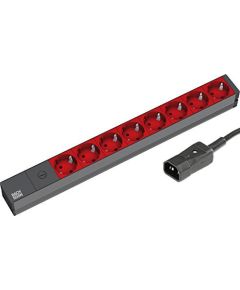 Bachmann power strip 19 " 1HE 333.538 - 8xPockets 1xFUSE 10A