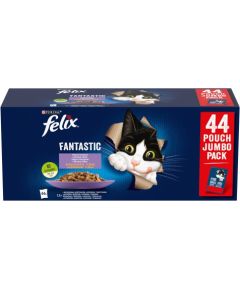 PURINA Felix Fantastic Mix in jelly - wet cat food - 44 x 85g