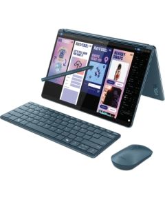 Lenovo Yoga Book 9 13IMU9 Ultra 7 155U 2x 13.3" 2.8K OLED 400nits Glossy 60Hz 32GB LPDDR5x-7467 SSD512 Intel Arc Graphics Win11 Tidal Teal