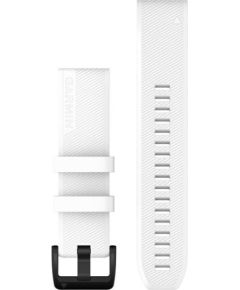 Garmin watch strap QuickFit 22mm, white silicone