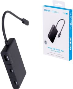 Hub Anker 332 USB-C Single Display 5 w 1  4K HDMI czarny