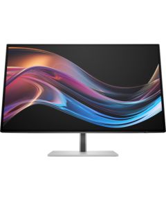 HP 727pk Series 7 Pro 4K Charging Monitor - 27" 3840x2160 UHD 400-nit AG, IPS HDR, USB-C(100W) 2x USB-C(15W) HDMI DisplayPort Daisy-Chain, 5x USB, RJ-45 LAN, height adjustable tilt swivel pivot, 3 years (replaces Z27k G3)   8J9G2AA#ABB