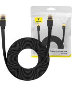 Baseus Cat 7 UTP Ethernet RJ45 Cable Flat 8 m black