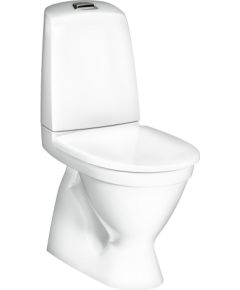 Gustavsberg pods ar vāku Nautic Hygienic Flush, 345x650 mm, vertikāls izvads, 2/4 l, balts Tualetes Podi uz grīdas